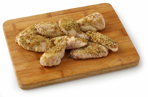 Tequila Lime Bone-in Chicken Wings (Service Meat Counter) Perspective: front