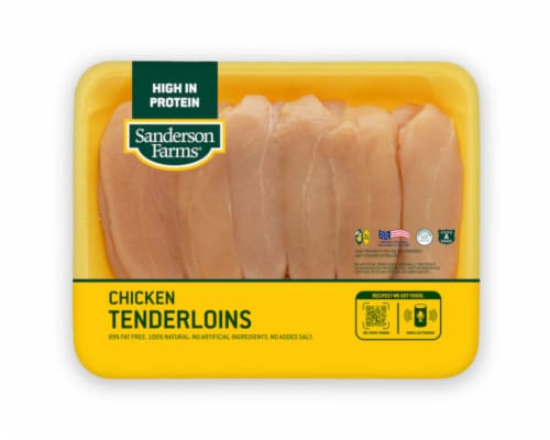 Sanderson Farms Chicken Tenderloins Perspective: front