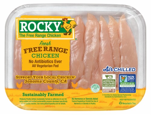 Rocky® Fresh Free Range Chicken Breast Tenders Perspective: front