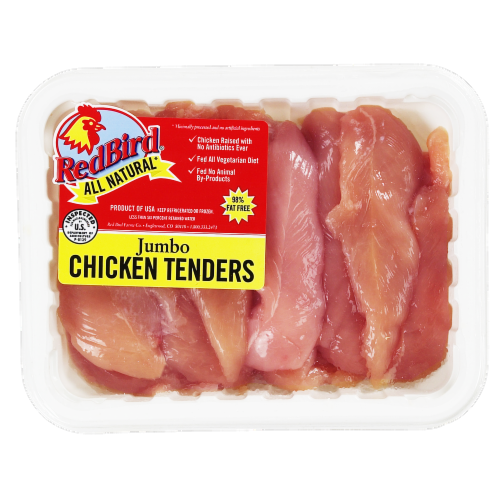 Red Bird Farms All Natural Fresh Chicken Tenders Perspective: front