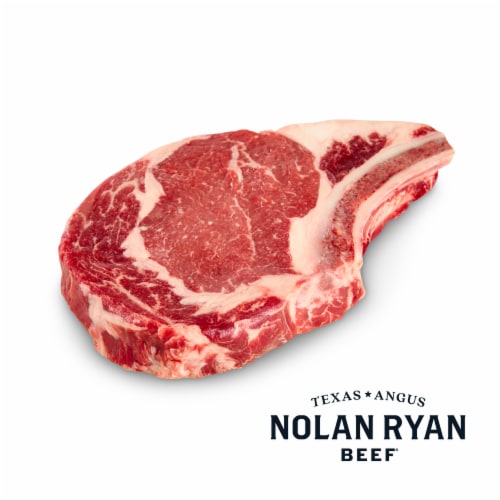 Nolan Ryan Beef Bone In Ribeye Steak (1 Steak) Perspective: front