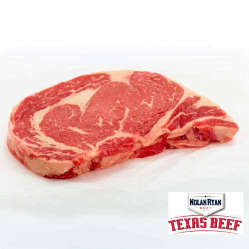 Nolan Ryan Beef Boneless Ribeye Steak Value Pack (About 3 Steaks per Pack) Perspective: front