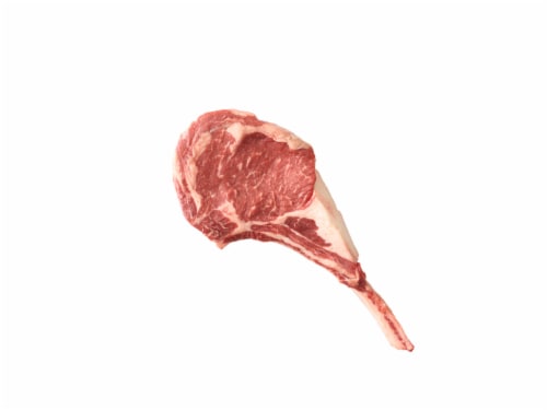Tomahawk Beef Ribeye Steak Perspective: front