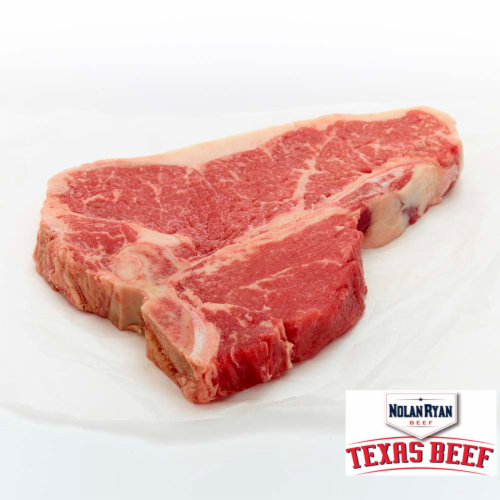 Nolan Ryan Angus Tbone Steak Family Pack Perspective: front