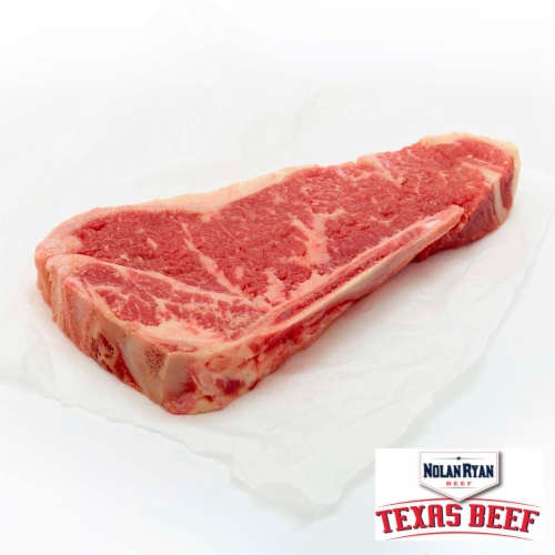 Nolan Ryan Bone In Strip Steak Family Pack Perspective: front