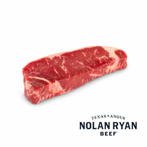 Nolan Ryan Beef Boneless Top Loin Strip Steak (1 Steak) Perspective: front