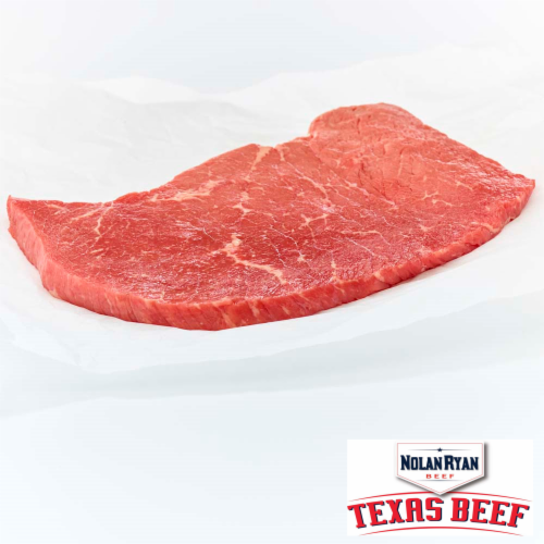 Nolan Ryan Beef Top Round Steak Perspective: front