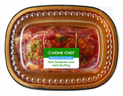 Home Chef Pork Tenderloin with Stuffing Perspective: front