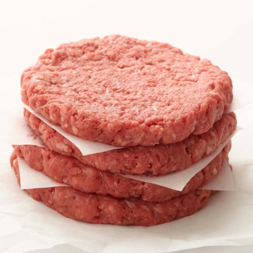 Ground Beef Chuck 80% Lean 20% Fat Sliders Perspective: front