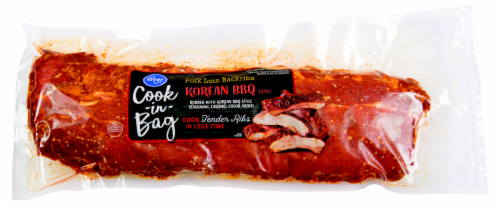 Kroger Korean BBQ Style Pork Loin Backribs Cook in Bag 3 lb City Market