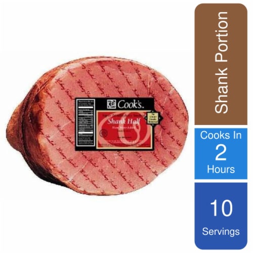 Cook's Shank Half Ham (Limit 2 at Sale Retail) Perspective: front
