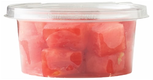 Fresh Cut Seedless Watermelon Cup Perspective: front