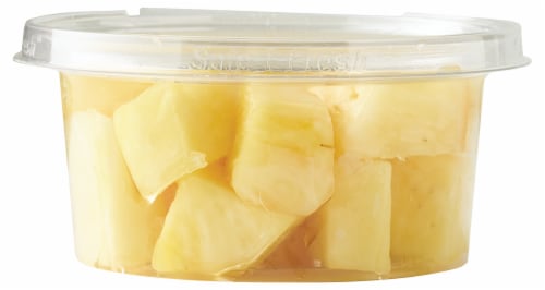 Fresh Cut Pineapple Cup Perspective: front