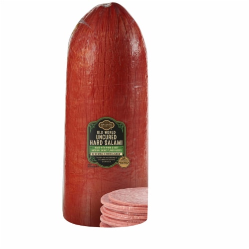 Private Selection® Hard Uncured Deli Salami Sliced Perspective: front