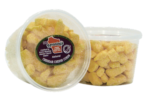 Henning's USA Cheese Curds Perspective: front