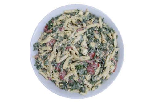 Smoked Mozzarella Penne Pasta Perspective: front