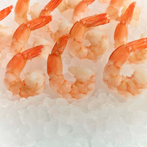 Raw White Shrimp 41/50 per Pound Perspective: front