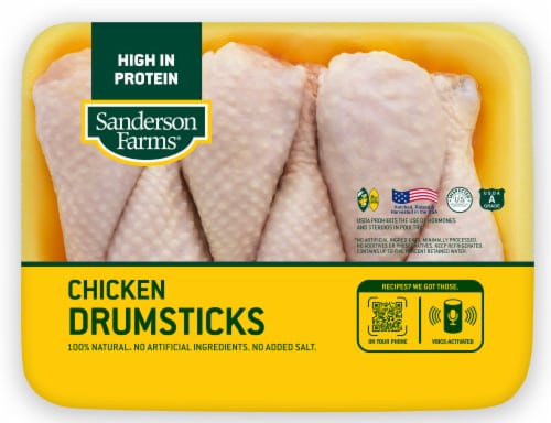 Sanderson Farms® Fresh Chicken Drumsticks Perspective: front