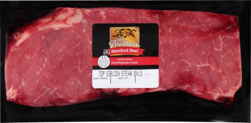 Laura's Lean Beef Round Sirloin Tip Steak (single) Perspective: front