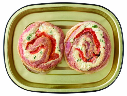 Home Chef Spinach Feta Roasted Beef Pinwheels Perspective: front