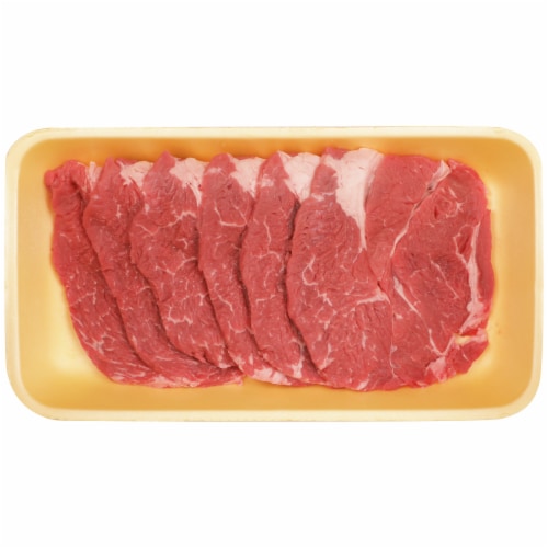 Kroger® Thin Cut Beef Chuck Steaks Perspective: front