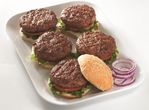 Beef Angus Chuck Ground Patties Perspective: front