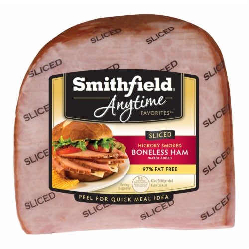 Smithfield® Sliced Hickory Smoked Boneless Ham Perspective: front