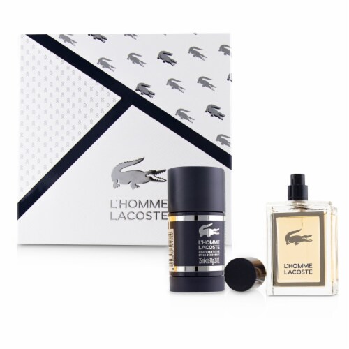 Lacoste L'Homme Coffret: EDT Spray 50ml/1.6oz + Stick 75ml/2.4oz 2pcs, 2pcs - Harris Teeter