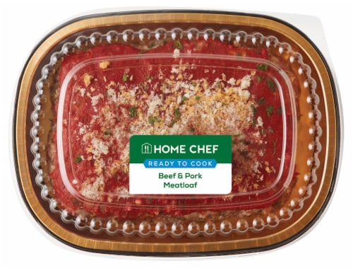 Home Chef Beef and Pork Meatloaf Perspective: front