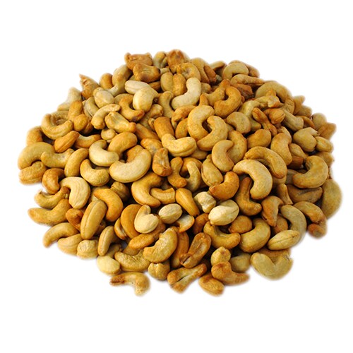 Roasted & Unsalted Cashews Perspective: front