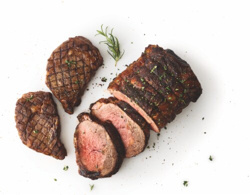 Seasoned Boneless Beef Ribeye Roast Perspective: front