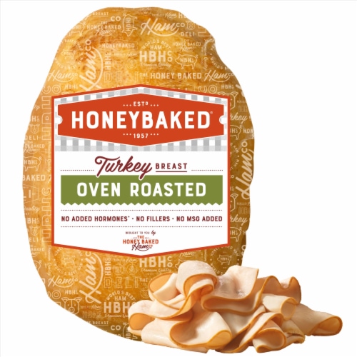 Honey Baked® Oven Roasted Turkey Breast Fresh Sliced Deli Meat Perspective: front
