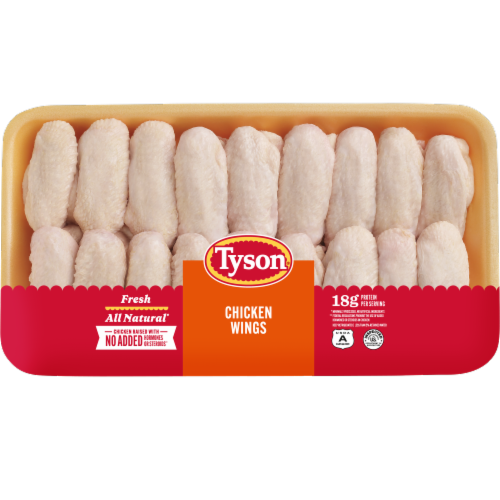 Tyson® All Natural Fresh Chicken Wings Perspective: front