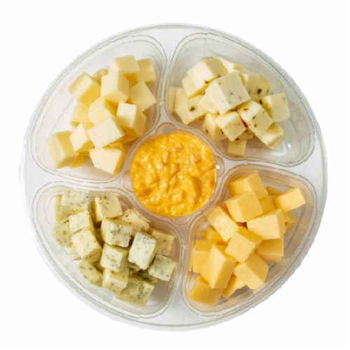 Cubed Cheese Tray Perspective: front