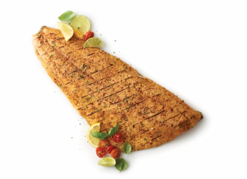 King Salmon Fillet (Wild Caught Previously Frozen) Perspective: front