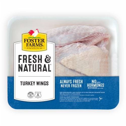 Foster Farms Fresh & Natural Turkey Wings Perspective: front