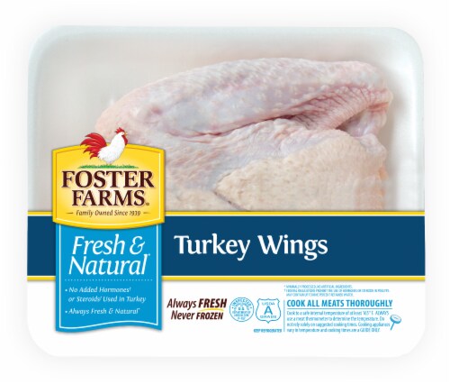 Foster Farms Fresh & Natural Turkey WIngs Perspective: front