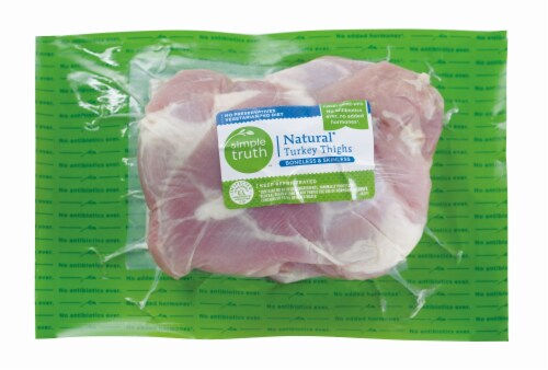 Simple Truth™ Natural Boneless & Skinless Turkey Thighs Perspective: front