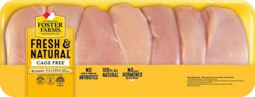 Foster Farms Boneless Skinless Fresh Chicken Breast Perspective: front