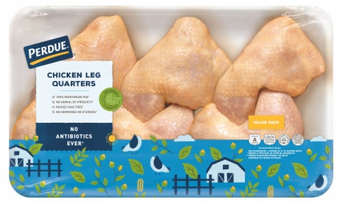 Perdue Family Pack Fresh Chicken Leg Quarters Perspective: front
