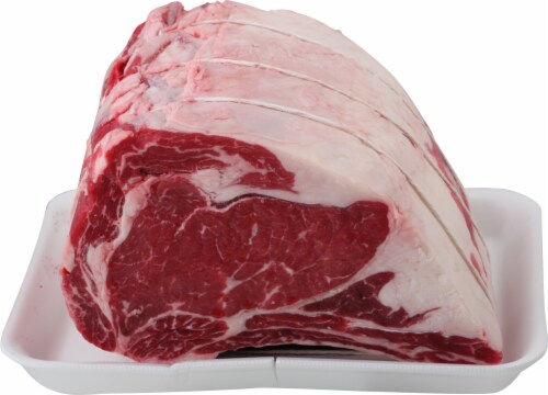 Choice Beef Bone In Rib Roast (2 1 lb Per Roast) Perspective: front