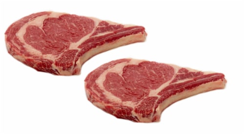 Beef Choice Bone-In Ribeye Steak Value Pack (2-3 Steaks per Pack) Perspective: front