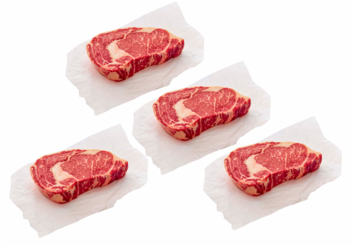 Beef Choice Boneless Ribeye Steak Value Pack (About 4 per Pack) Perspective: front