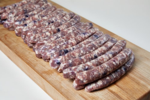Blueberry Breakfast Sausage Links Perspective: front