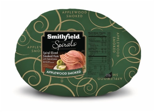 Smithfield Applewood Smoked Spiral Sliced Ham Perspective: front
