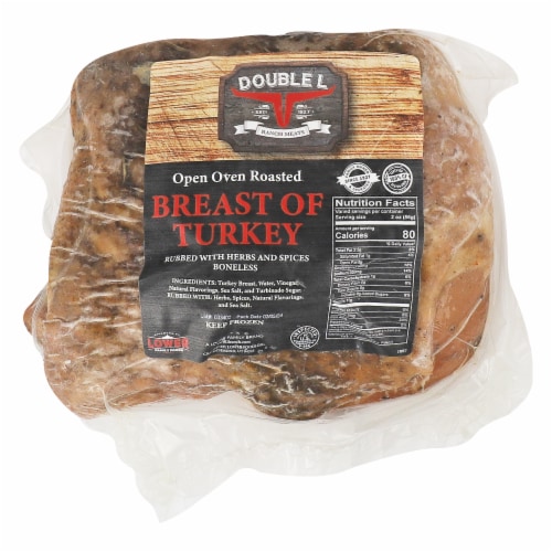 Double L Oven Roasted Boneless Turkey Breast Perspective: front