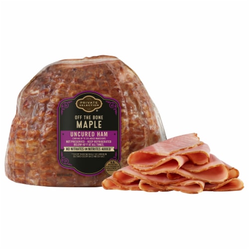 Private Selection™ Grab & Go Off the Bone Maple Ham Fresh Sliced Deli Meat Perspective: front
