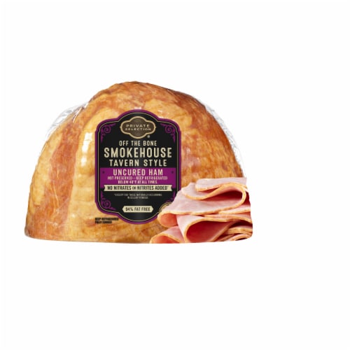 Private Selection® Smokehouse Tavern Style Off The Bone Deli Ham Sliced Perspective: front
