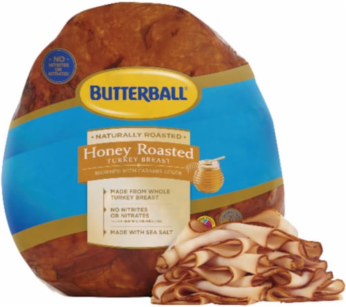 Butterball Turkey Ham Fresh Sliced Deli Meat Perspective: front