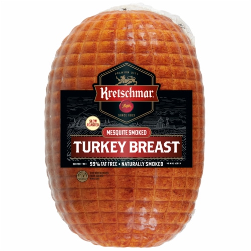 Kretschmar® Mesquite Smoked Turkey Breast Fresh Sliced Deli Meat Perspective: front